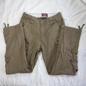 Men's Casual Khaki Cargo Pants